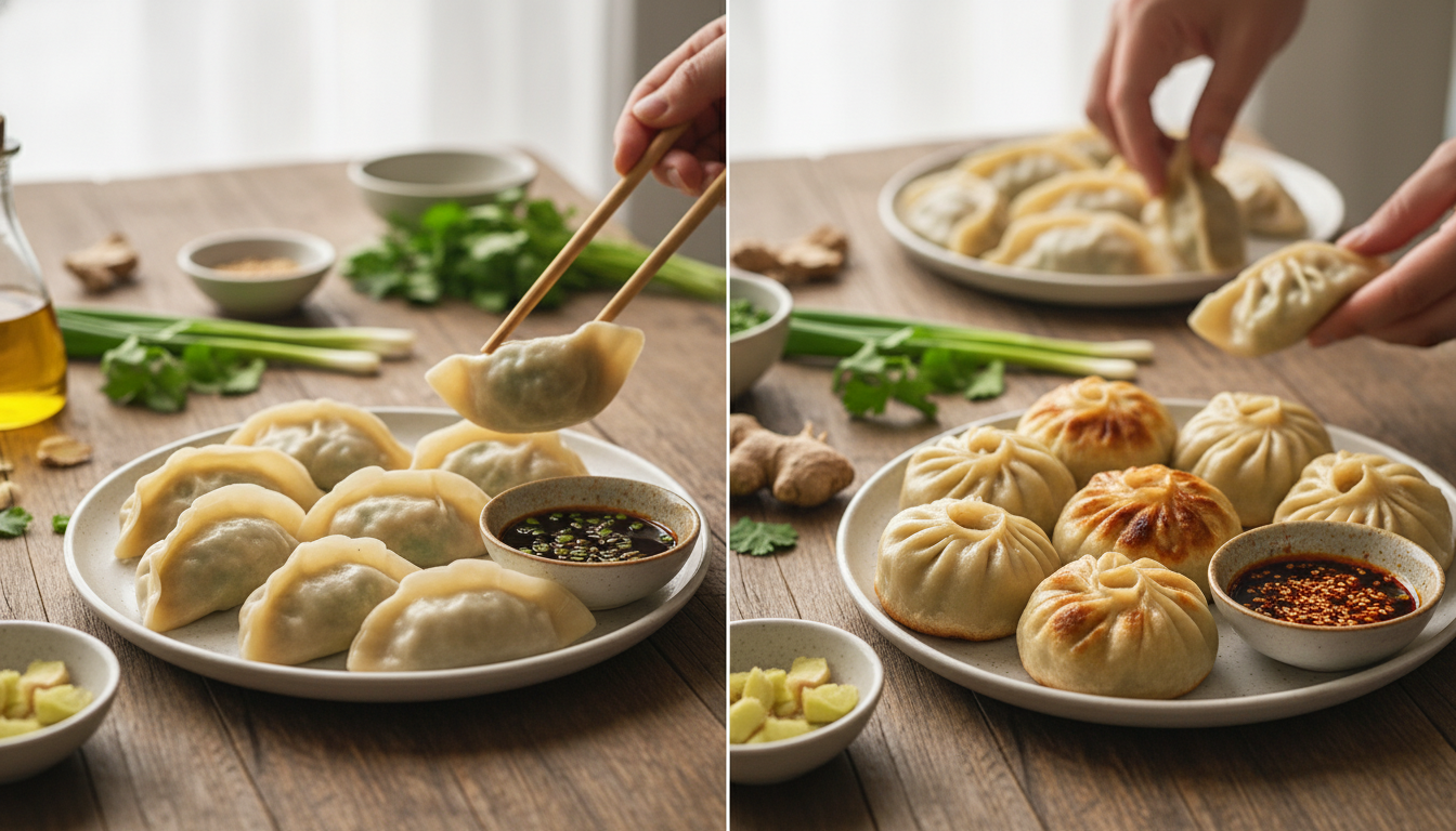 Korean Mandu and Himalayan Momos | Asian Cuisine and Dumplings