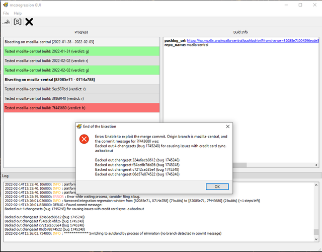 Capture-mozregression