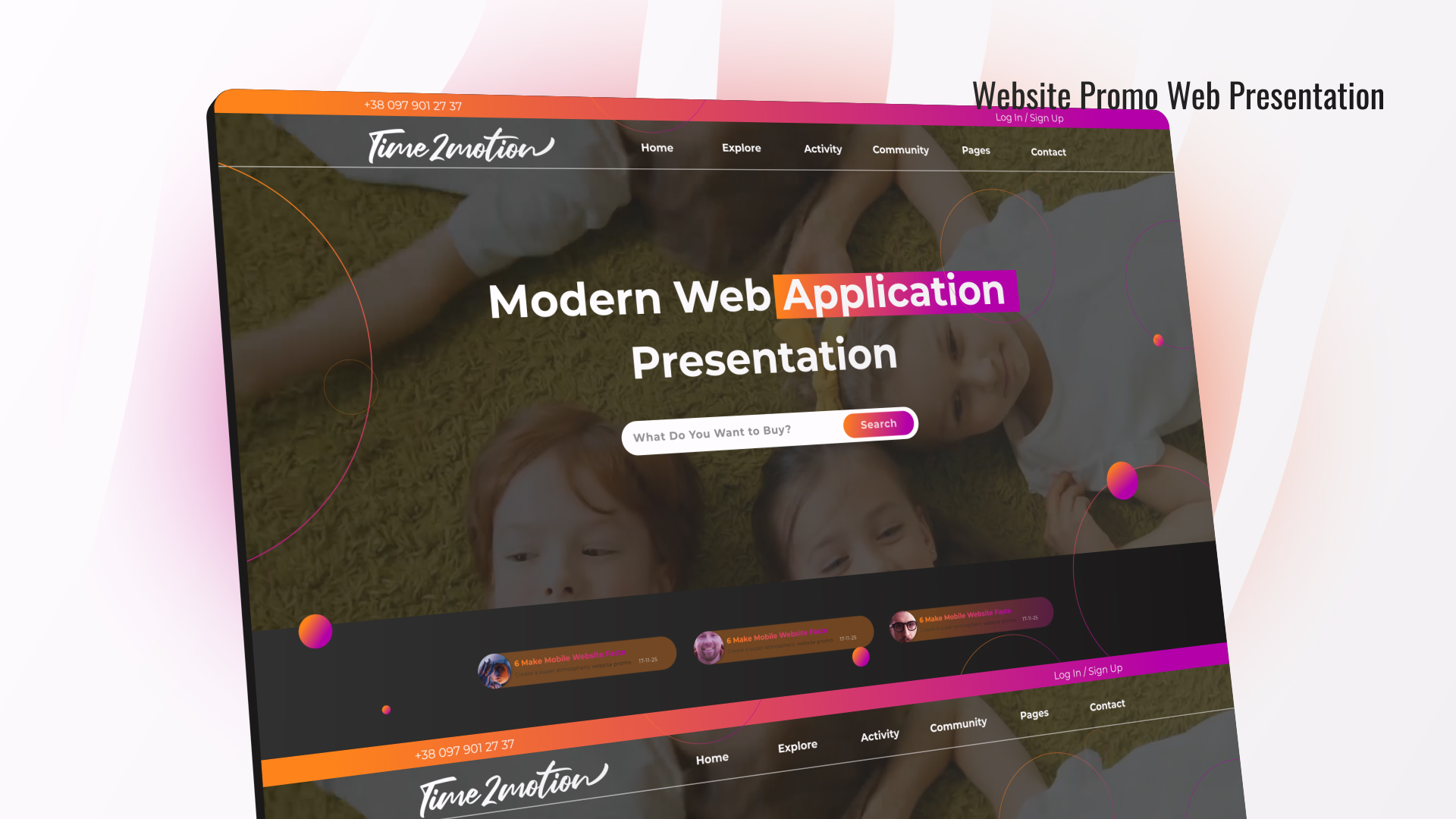 Website Screen Promo