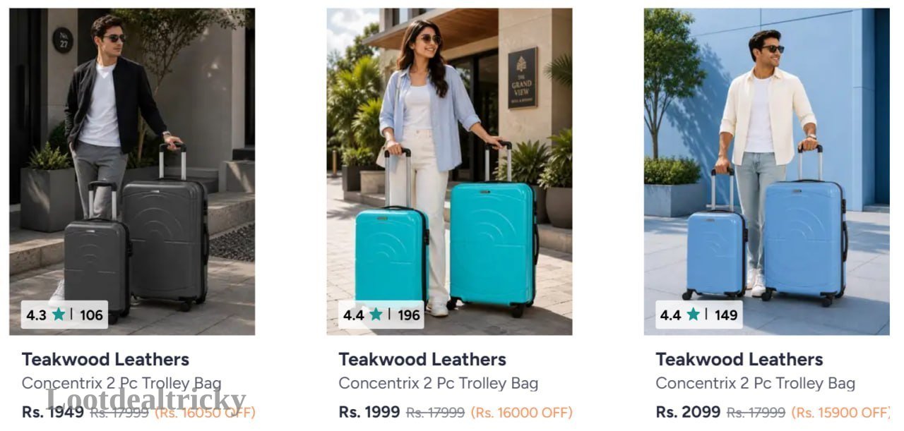 Trolley Bag Pack | Limited Time Loot Offer Trolley Bag Pack | Limited Time Loot Offer