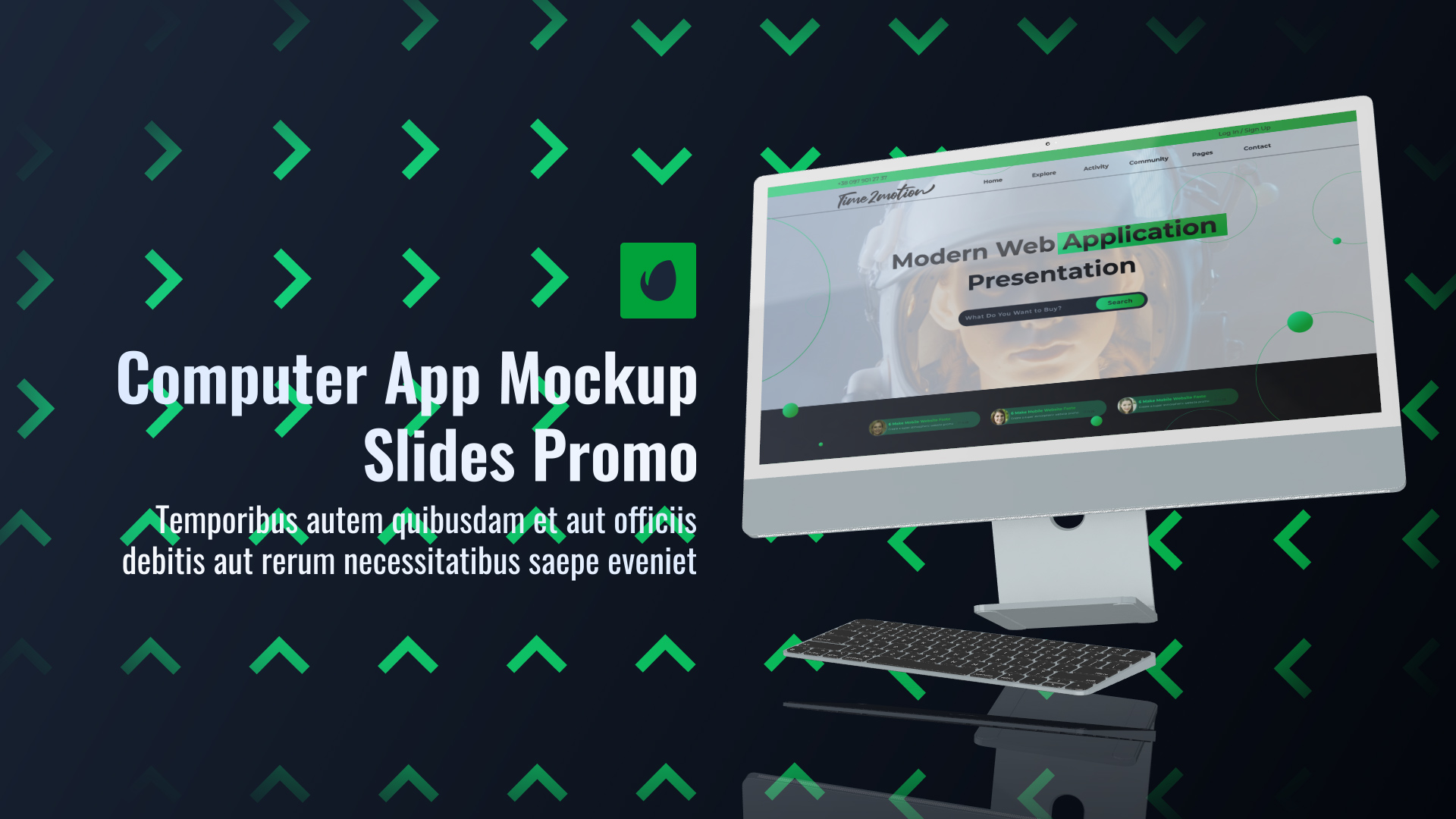 Website Promo Web Presentation
