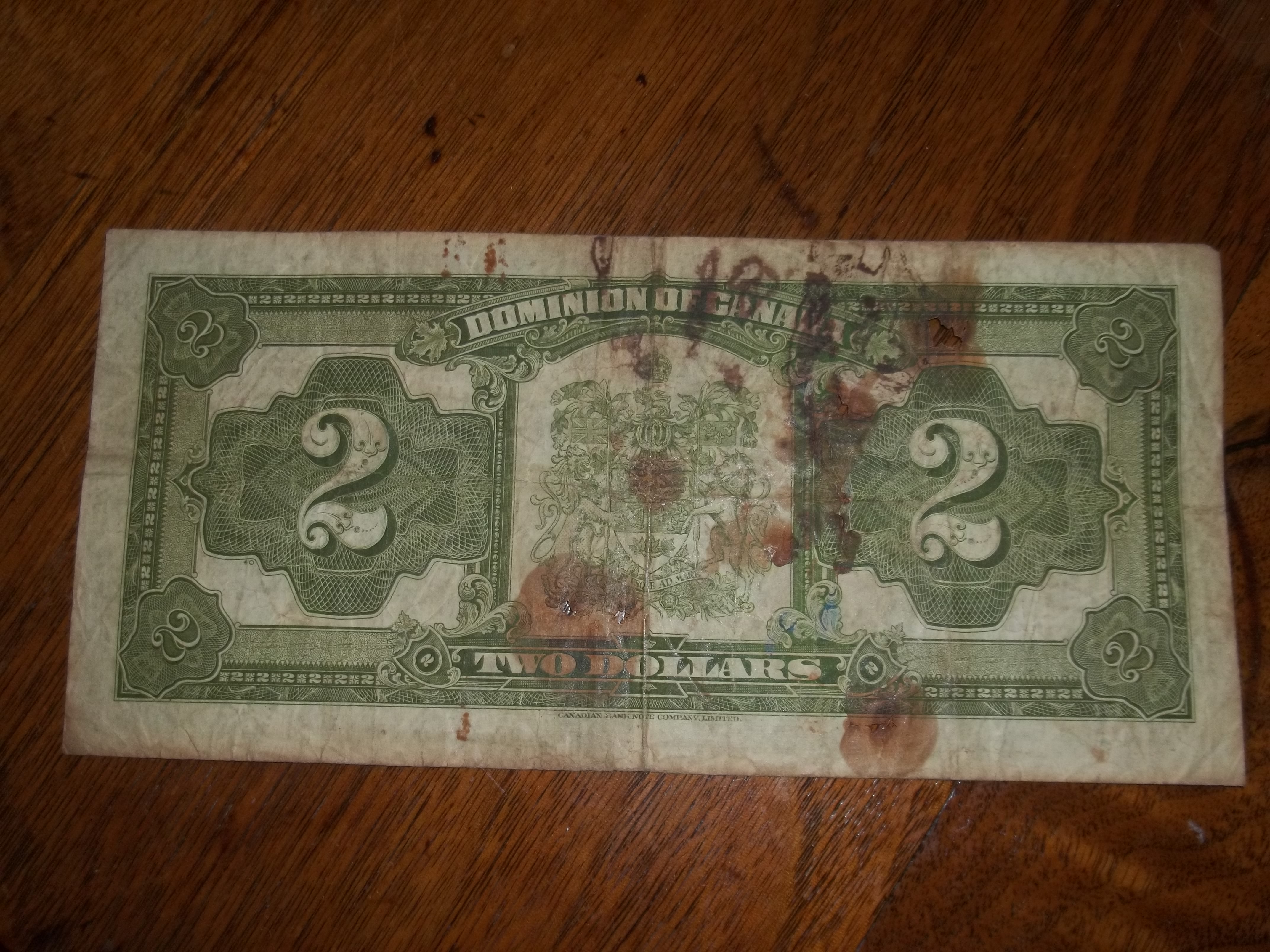 Old-Canadian-Notes,-Identification-And-Grade/Valuation-Request