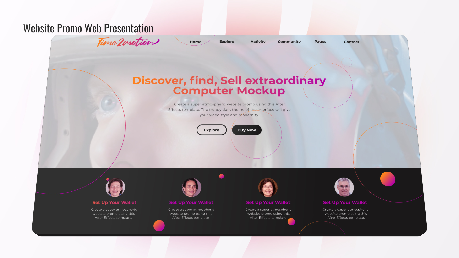 Website Screen Promo