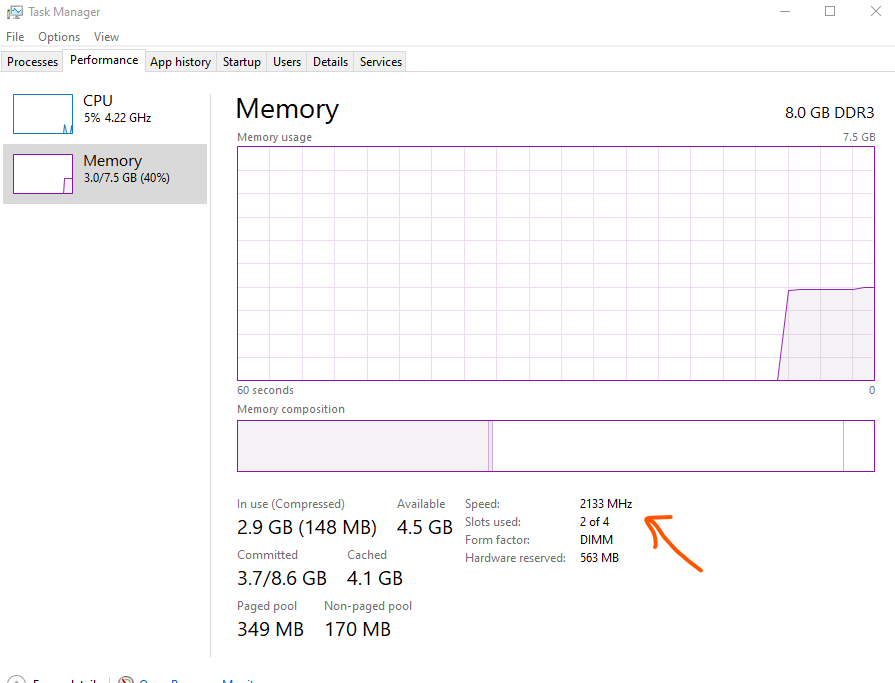[SOLVED] - DDR3 2133MHz shown in task manager only | Tom's Hardware Forum