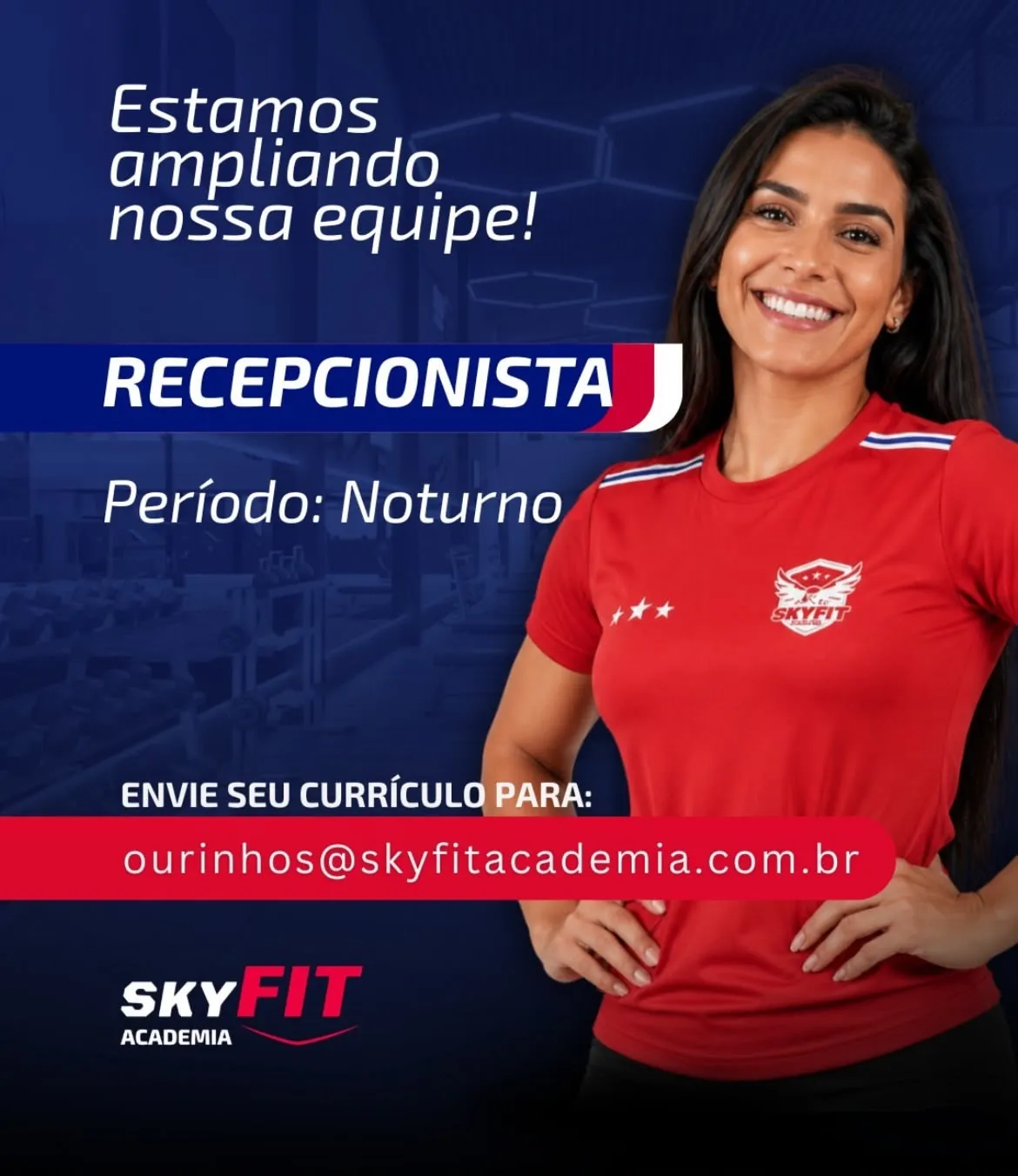 Recepcionista Na Skyfit