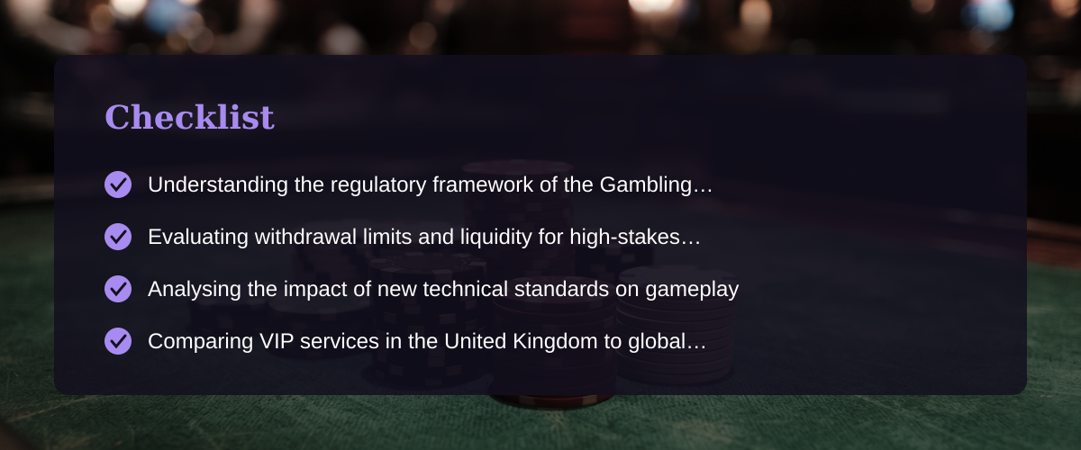 Mastering the landscape of premium online gambling in Great Britain — Checklist