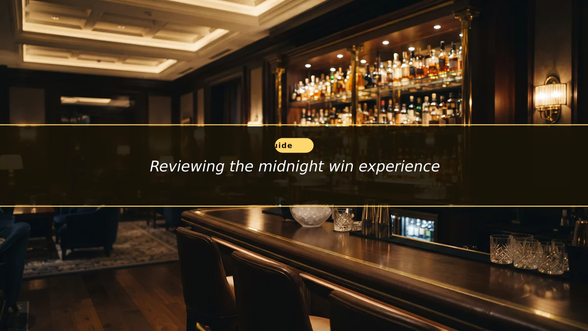 Reviewing the midnight win experience