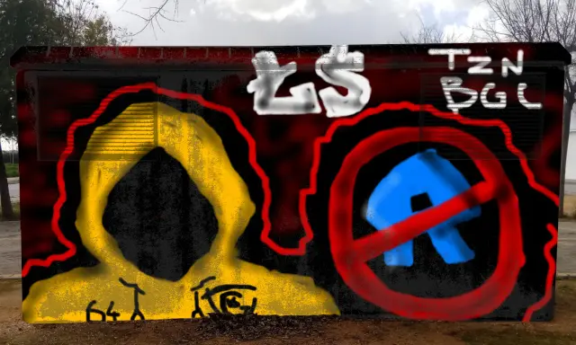 Graffiti artwork by GieKSaTauzen