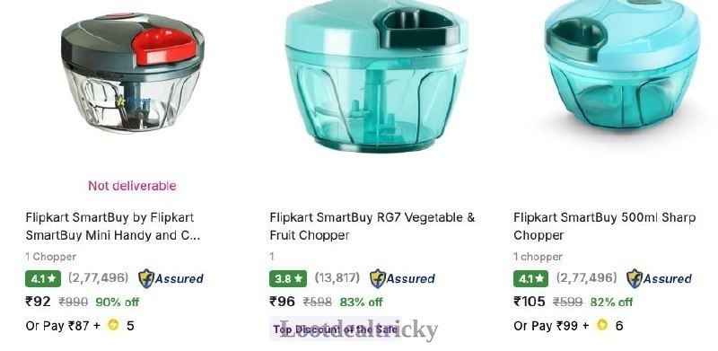Up To 91 – Mind-Blowing Saving @ ₹92 (91%)