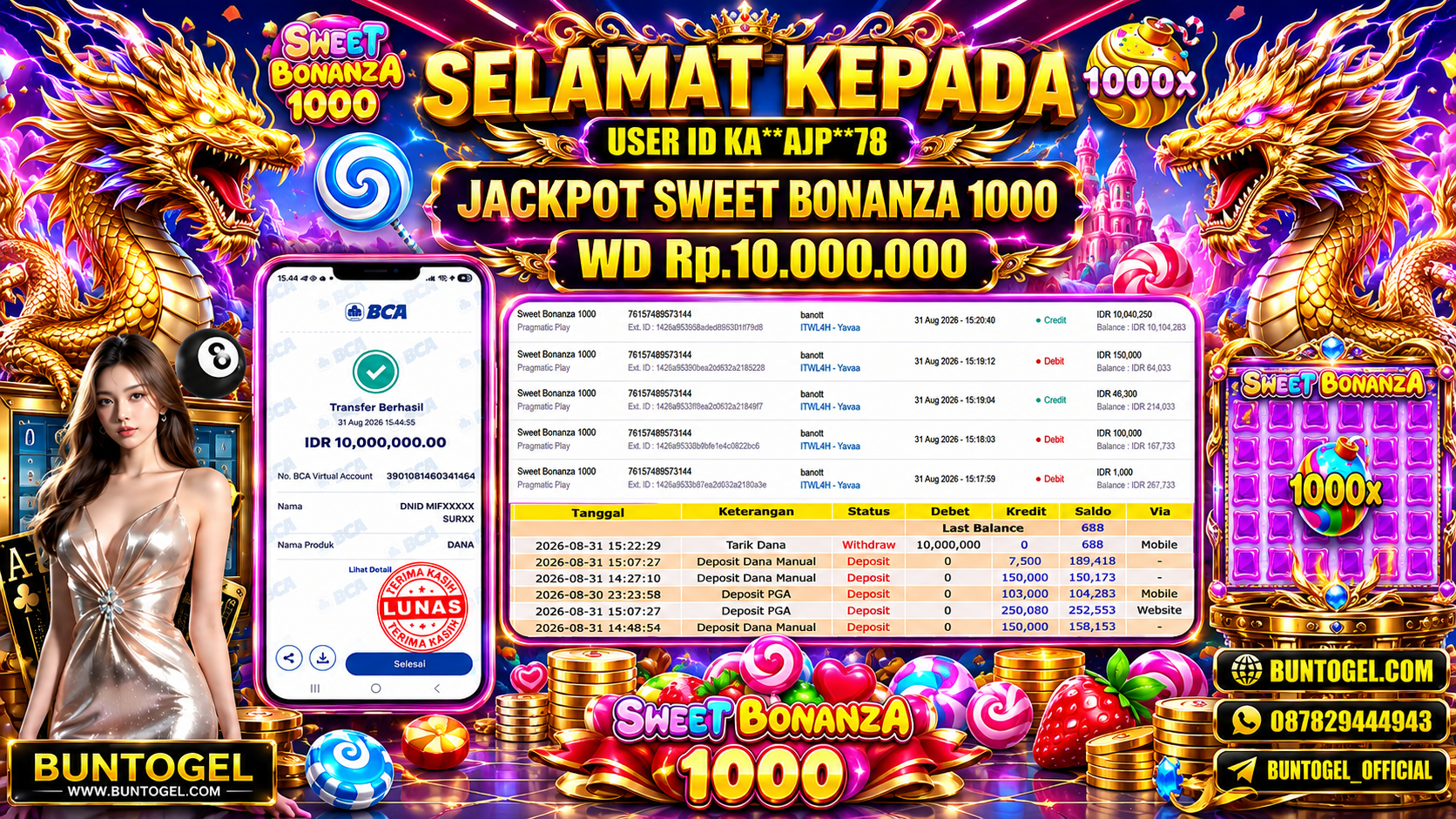 BUKTI BAYAR BUNTOGEL