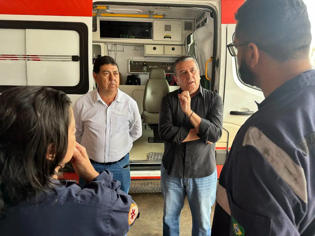CPI da Saúde realiza visita ao SAMU de Ourinhos para apurar denúncias sobre prestação de serviços