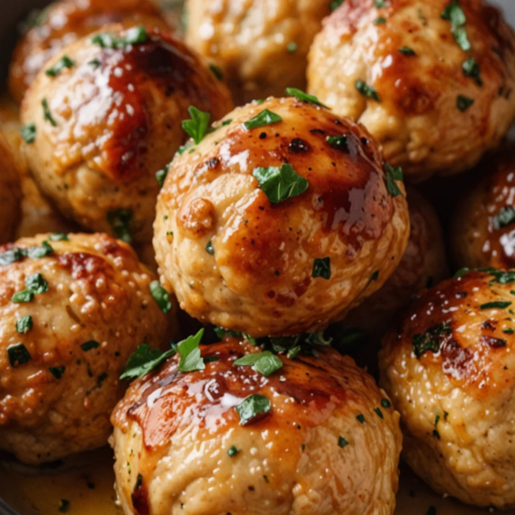 Baked Chicken Meatballs Recipe