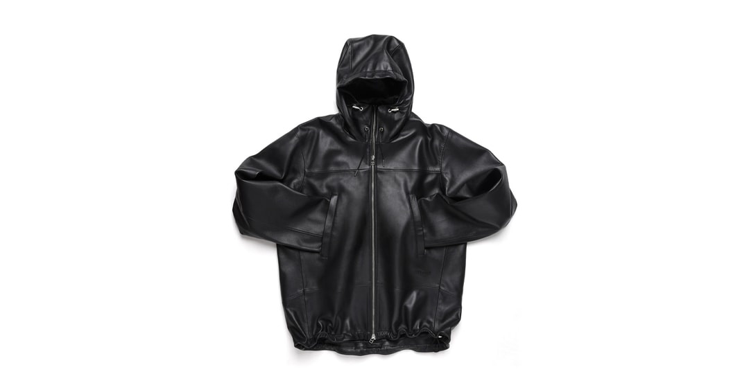 JJJJound Presents the Full Zip Leather Parka – New in Streetwear