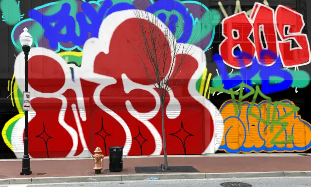 Graffiti artwork by infu