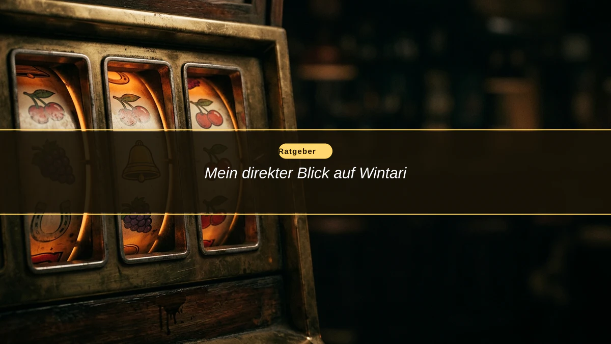 Mein direkter Blick auf Wintari