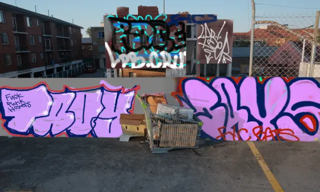 Graffiti artwork by TDUDE