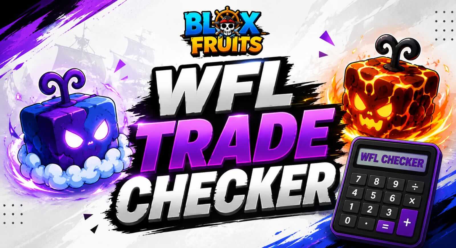 Blox Fruits WFL trade checker showing value calculation factors Beli price rarity multiplier tier system permanent factor market demand win fair lose verdict