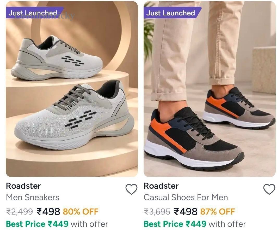 Roadster Sneakers Upto – Just 86% OFF | Best Deal Roadster Sneakers Upto – Just 86% OFF | Best Deal