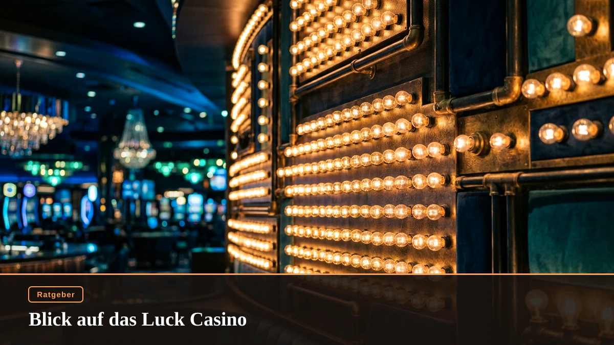 Blick auf das Luck Casino