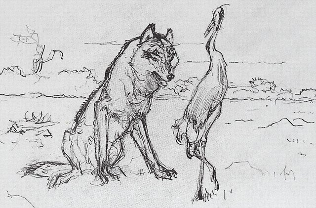 Волк и Журавль 1895 1911