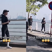 수지·김선호, 베트남 하노이 포착... '현혹' 촬영 중 '선남선녀' 커플 러닝 포착