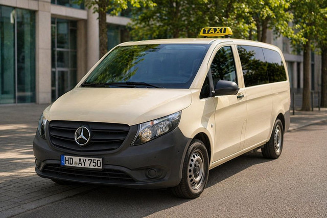 Mercedes Vito Bus 9-Sitzer Taxi Weinheim Gruppentransfer