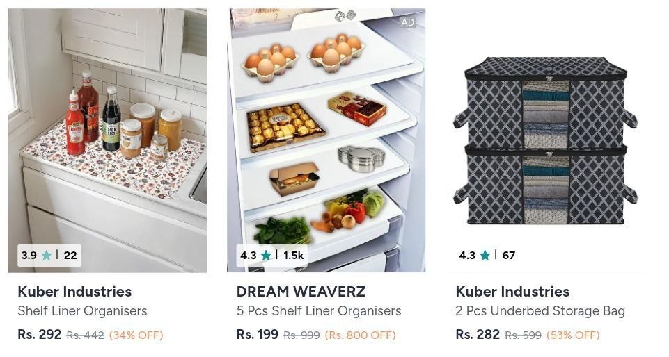 Home Organiser Loot – Massive Offer Get 70% OFF Today