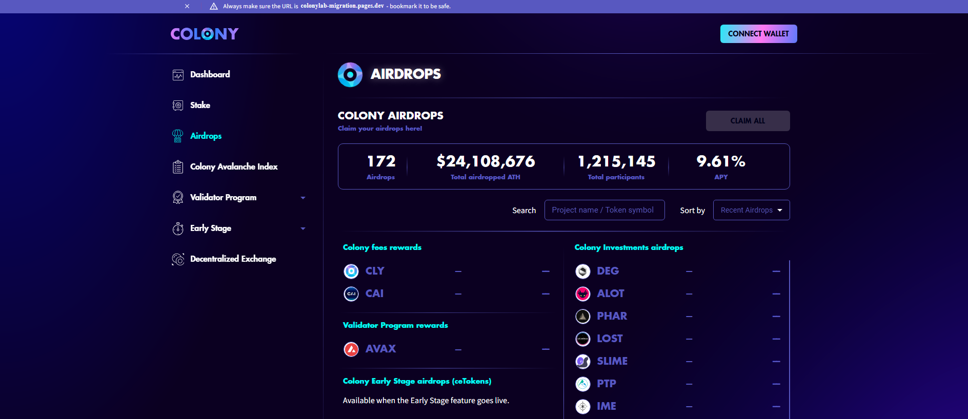 Screenshot of appcolonylab-migration.pages.dev