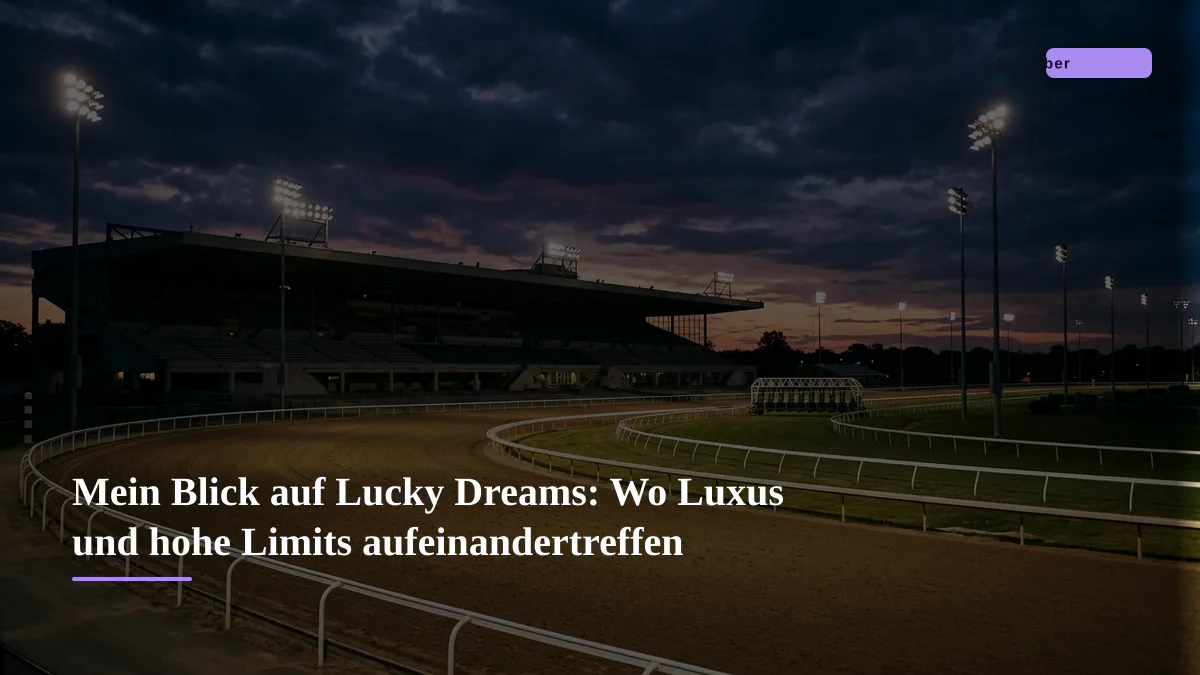 Mein Blick auf Lucky Dreams: Wo Luxus und hohe Limits aufeinandertreffen