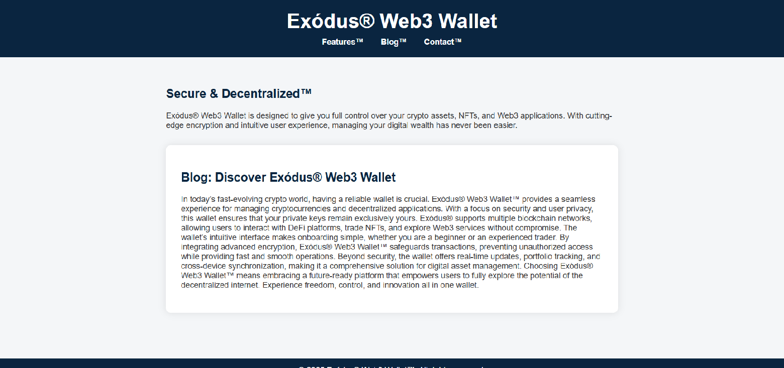 Stored capture of en-exodusweb3-us.pages.dev