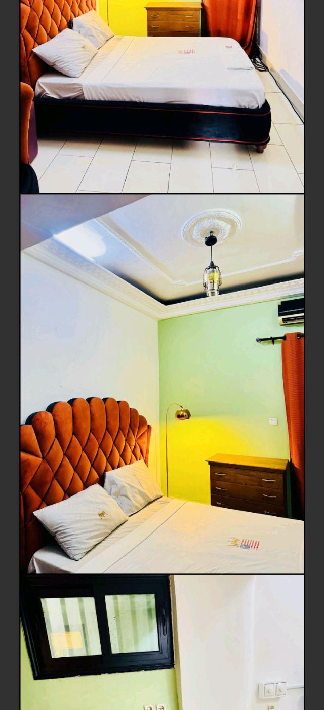 Chambre meublée à louer à Bessengue, Douala - 17000 FCFA/nuit