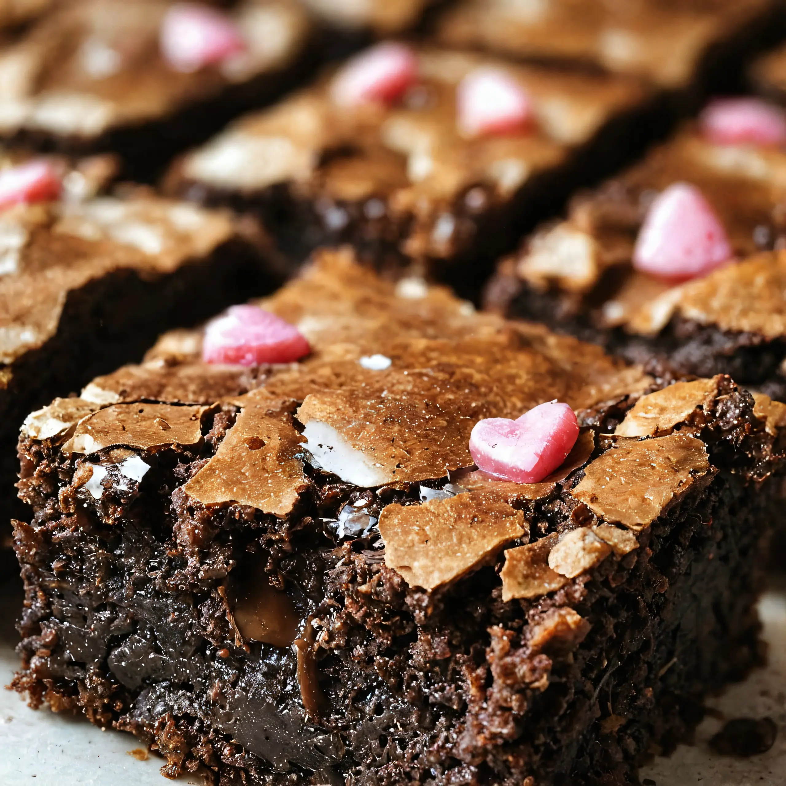 Unwiderstehliche Valentins-Brownie-Kollektion