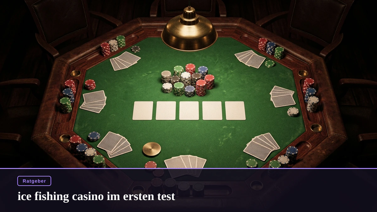 ice fishing casino im ersten test