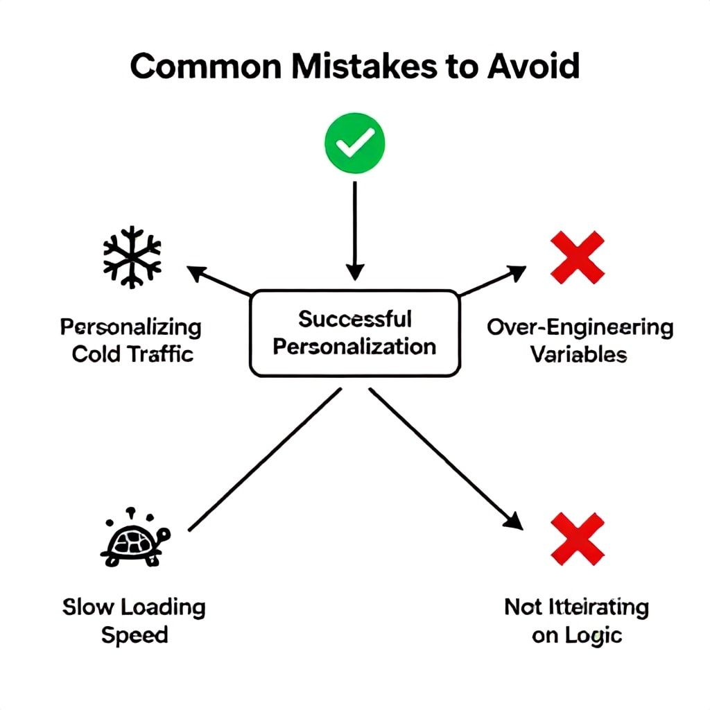 Flowchart: Four Common Mistakes That Kill AI Video Ad Campaigns