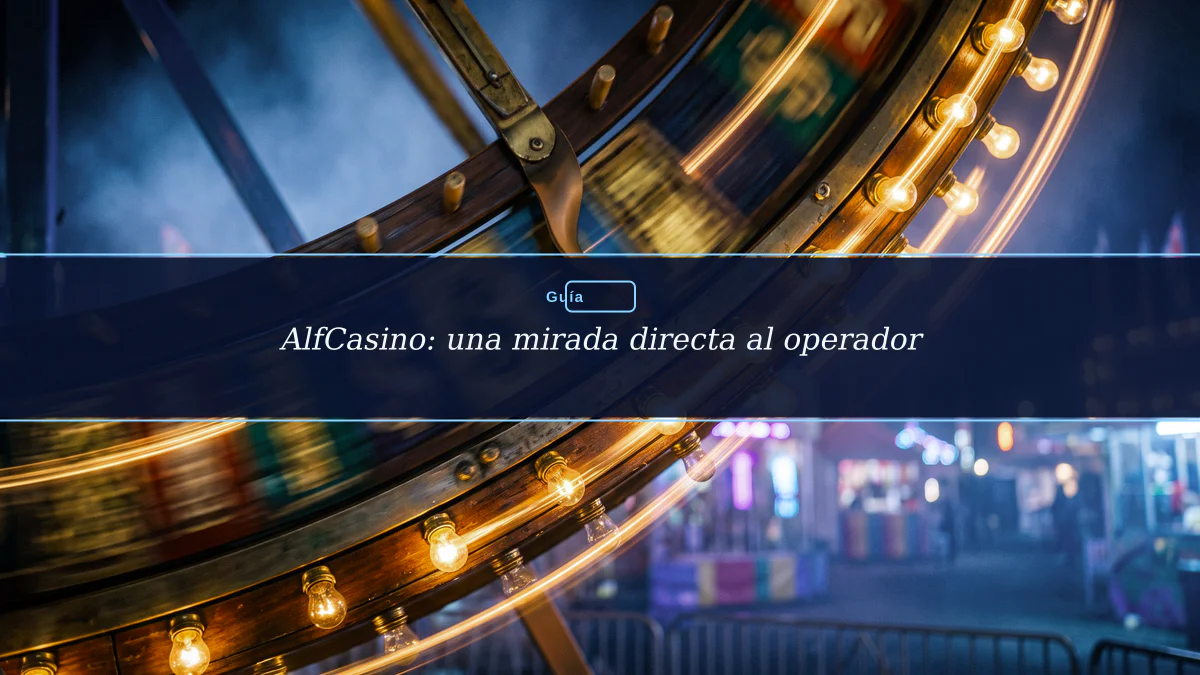 AlfCasino: una mirada directa al operador