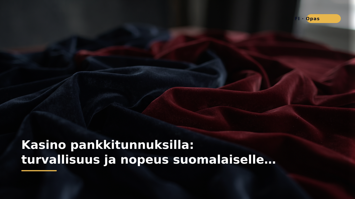 Kasino pankkitunnuksilla: turvallisuus ja nopeus suomalaiselle pelaajalle Kasino pankkitunnuksilla: turvallisuus ja nopeus suomalaiselle pelaajalle