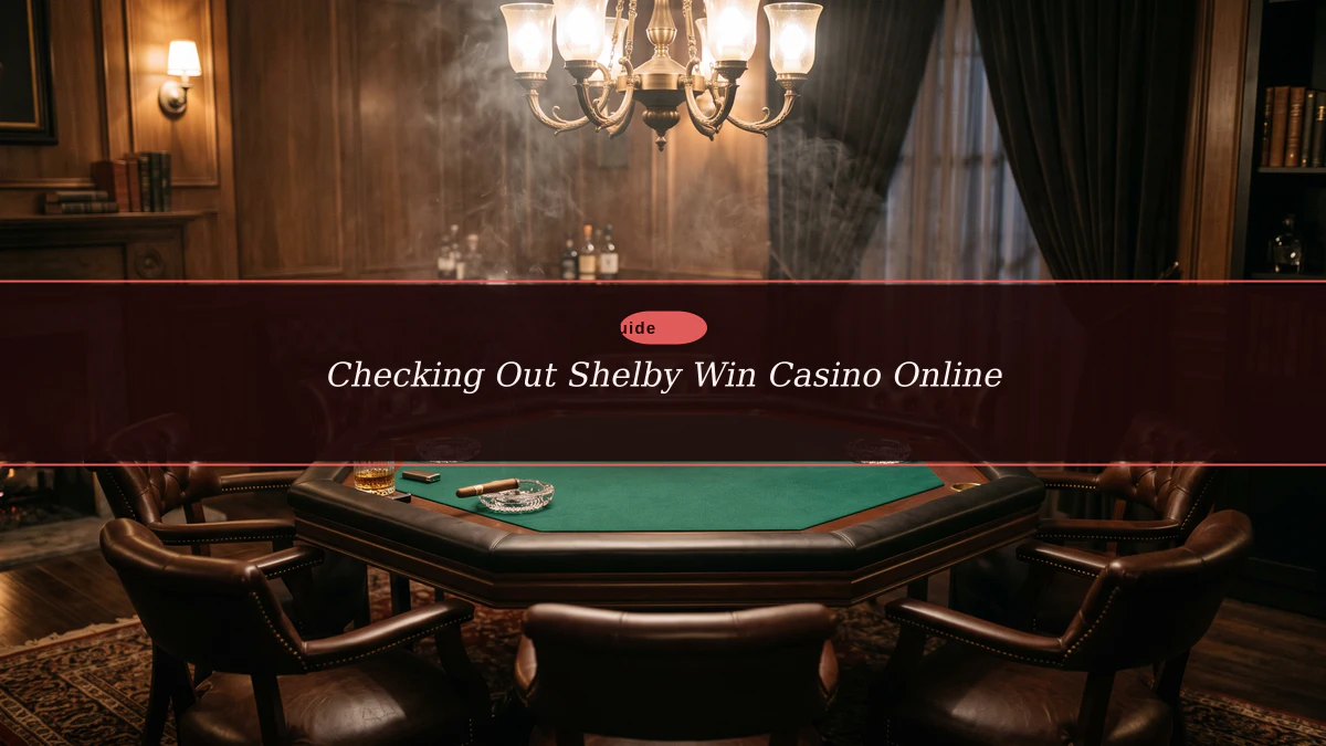Checking Out Shelby Win Casino Online