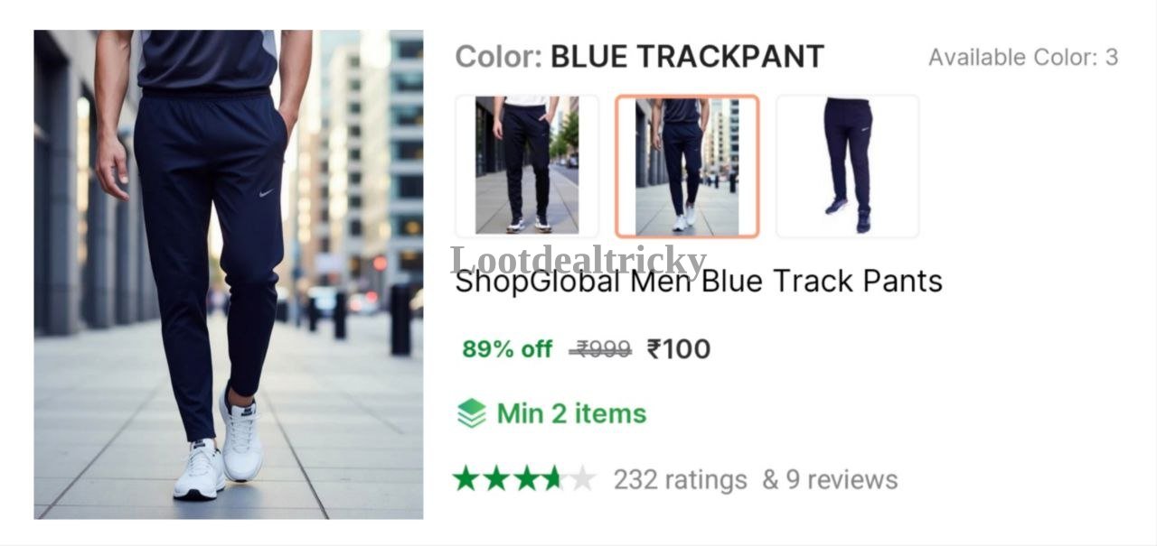   men S Track – Just ₹100 | Best Price Drop Today