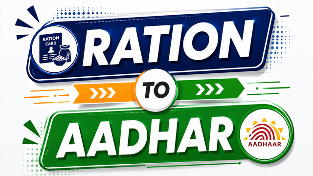 Ration To Aadhar