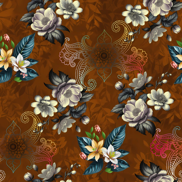 Seamless Pattern With Beautiful Design (112)