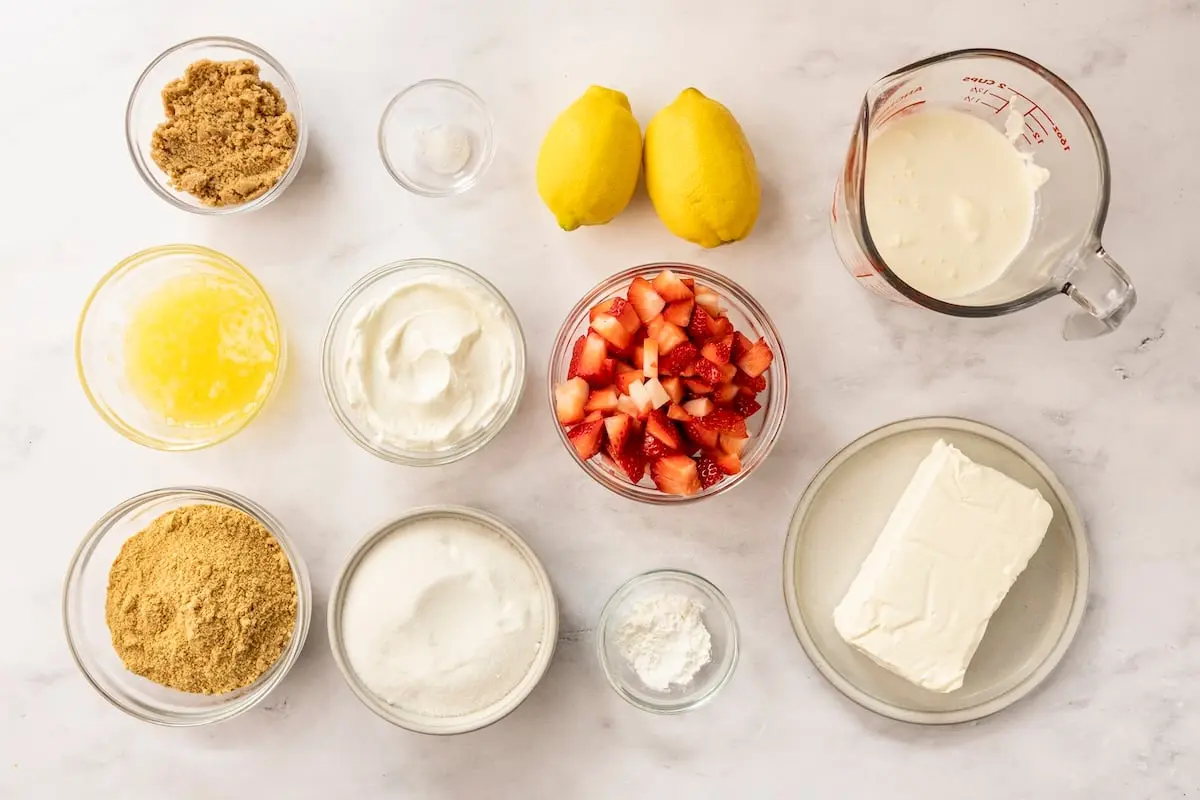 No-Churn Strawberry Cheesecake Ice Cream