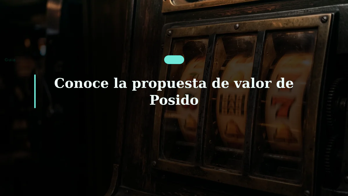 Conoce la propuesta de valor de Posido