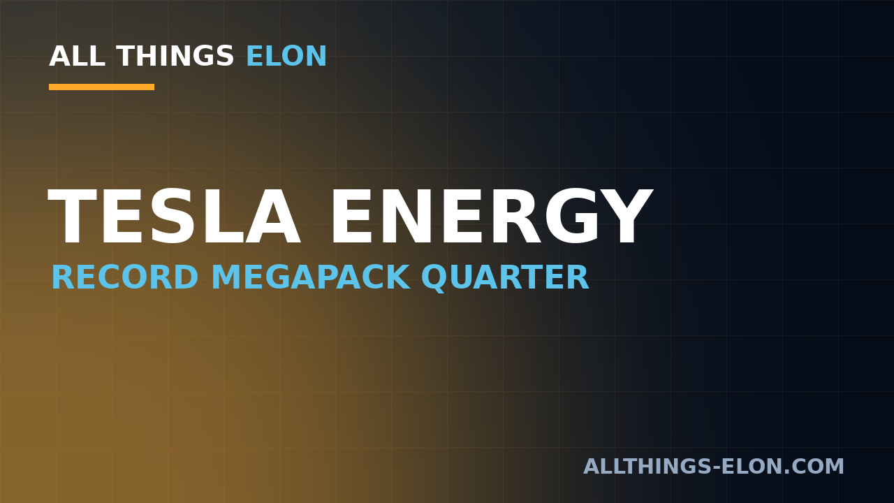 Tesla Energy Logs Record Megapack Quarter as Factories Ramp — additional image