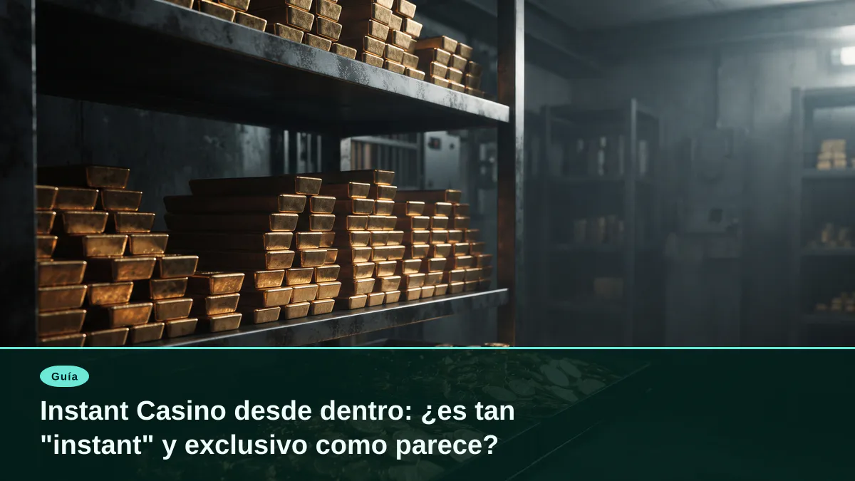 Instant Casino desde dentro: ¿es tan "instant" y exclusivo como parece?