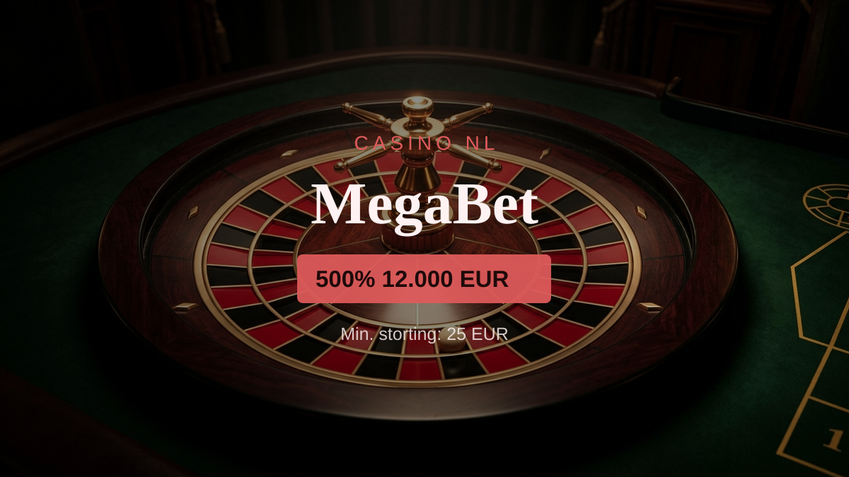 MegaBet casino � welkomstbonus 500% 12.000 EUR + 777 FS, betalingen: Visa, Mastercard, Skrill, Neteller, Paysafecard