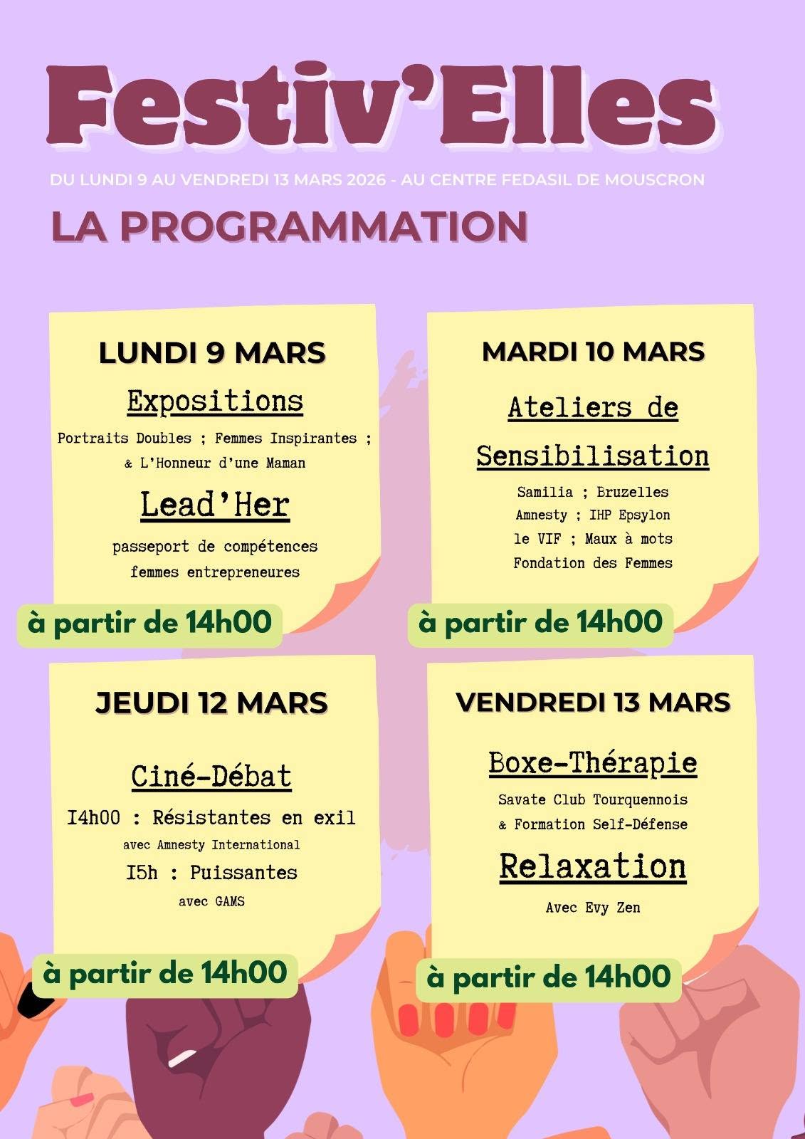 Programmation Festiv'Elles
