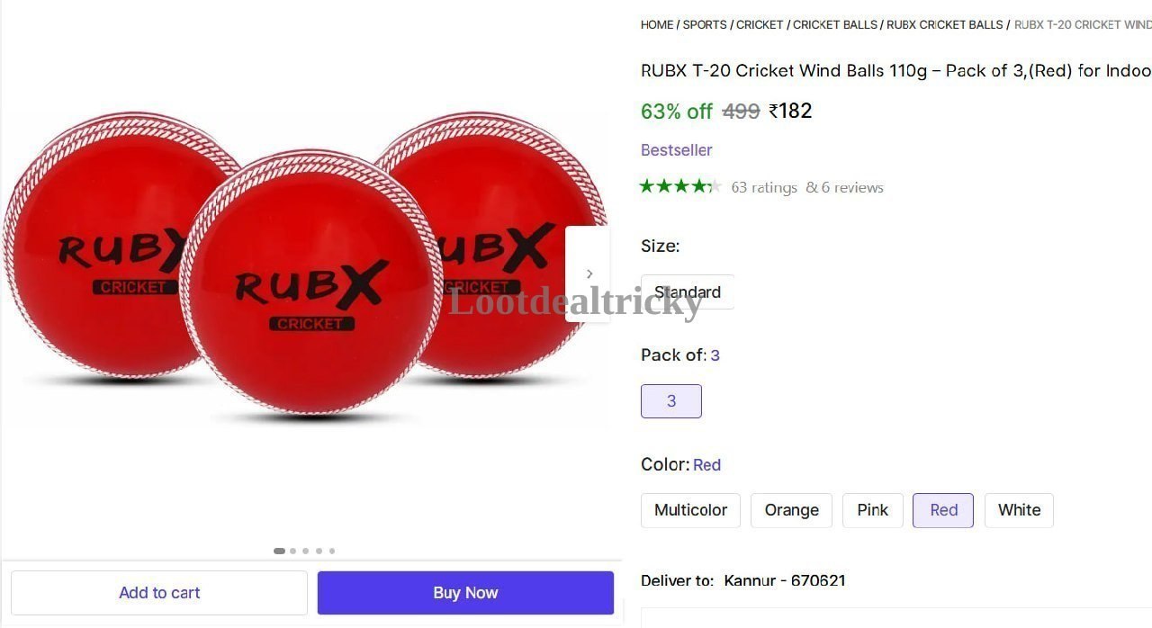 rubx T 20 – Just ₹182 | Limited Time Loot Offer rubx T 20 – Just ₹182 | Limited Time Loot Offer