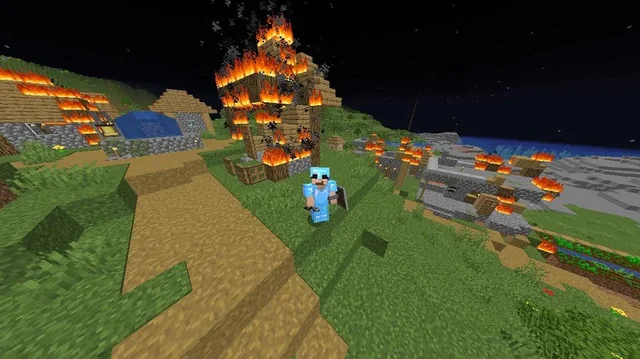 Captura de pantalla de gameplay de Minecraft Bedrock #3