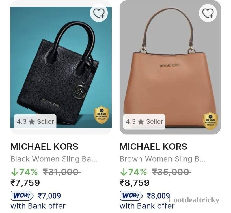 Micheal Kors Bags – Just 90% OFF | Lowest Price Deal