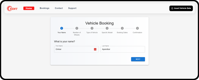 Vehicle Rental System Demo